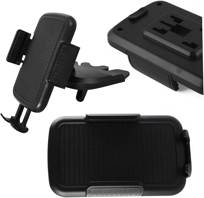 POPETPOP CD Slot Phone Holder for Car Rotation with Compatible with Smartphones Durable Design for Easy Installation