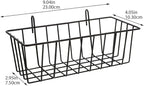 Alipis Wire Basket Organizer Kitchen Storage Shelves Sturdy Wall Hanging Rack 1pc