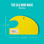 ulu Lagoon Hanging Car Air Freshener | Tropical Beach Coconut Surf Wax Scent Mini Wave | Long Lasting Car Freshener, Closet a