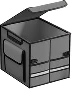 Car Trunk Organizer, Collapsible Multi Compartment Waterproof Sturdy Vehicle Trunk Container Box, Sturdy Automotive Interior S