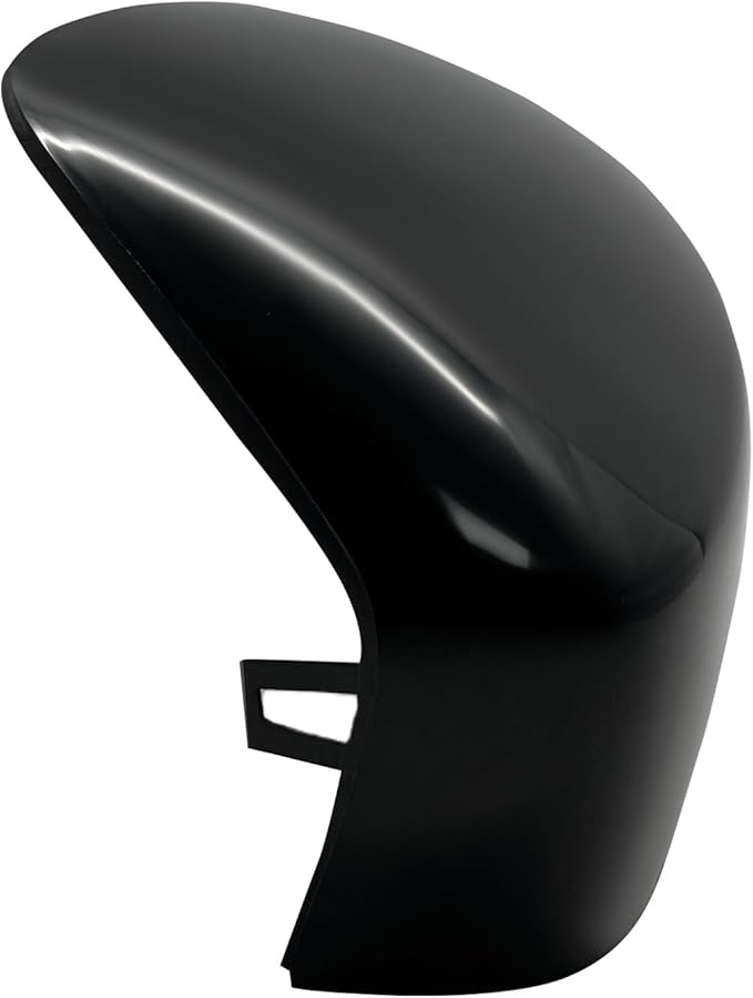 A-Premium Driver Side Rearview Mirror Cover Cap - Compatible with Mazda 3 2014 2015 2016 2017 2018 Sedan - Smooth Black, Built in Japan