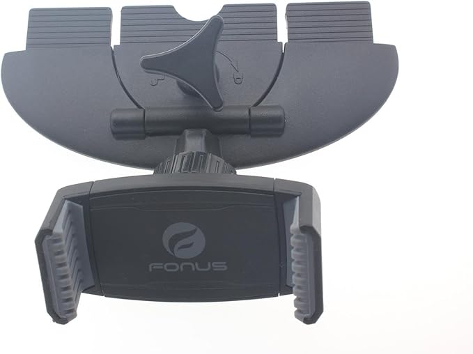 Car Mount CD Slot Holder Compatible with Nokia C100/C200, Cradle Swivel Dock Strong Grip CD Player Slot