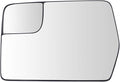 TRQ Driver Side Mirror Glass Heated Power Clear Convex Compatible with 2011-2014 Ford F-150