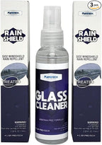 Nanotech Surface Solutions Windshield Care Kit- Includes Windshield Rain Repellent (2 Units)- Increase Visibility During Rain
