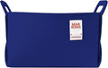 Collapsible Felt BLUE Storage Bin Large 14.6"x9.4"x9.4" – Foldable Basket with Handles for Closet, Laundry Room Organization,