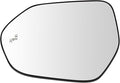 TRQ Driver Side Mirror Glass Heated Blind Spot Compatible with 2018-2022 Toyota Camry 2019-2023 Toyota Corolla TO1324141
