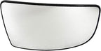 TRQ Passenger Side Lower Mirror Glass Snap On with Backing Plate Compatible with 2015-2019 Ford Transit-150, Transit-250, Tra