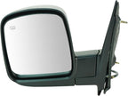 TRQ Driver and Passenger Side Mirror Assembly Set Power Heated Foldaway Paint to Match Compatible with 2003-2007 Chevrolet Ex