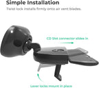iOttie iTap 2 Magnetic CD Slot Car Mount Holder, Cradle for Samsung Galaxy S22, Google Pixel 7, Motorola Moto G, OnePlus 10, Sony Xperia & Other Android Smartphones, Black
