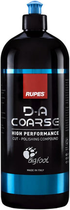 RUPES 1000 ml D-A Coarse High Performance Cut Polishing Compound for Car Detailing & Removing Scratches (Pack of 1) | Micro-Abrasive Technology | Reduces Oxidation and Removes Severe Swirl Marks
