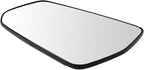 TRQ Left Driver Side Mirror Glass Heated Clear Compatible with 2016-2023 Chevrolet Malibu GM1324212