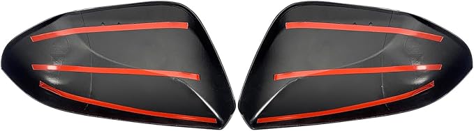 GSRECY Side Door Rear View Mirror Cover Cap Rearview Mirrors Trim Exterior Accessories Compatible with Toyota Camry 2018-2023 Avalon 2019-2022 (Gloss Black)