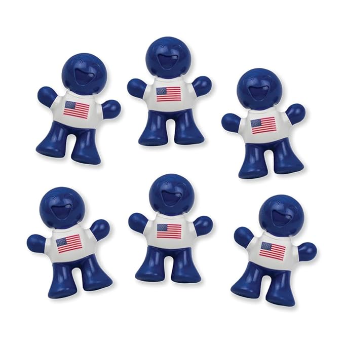 Little Joe 96419-6PK USA Edition New Car Scent Car Air Freshener Vent Clip, Fights Odors for up to 45 Days, Long-Lasting Fres