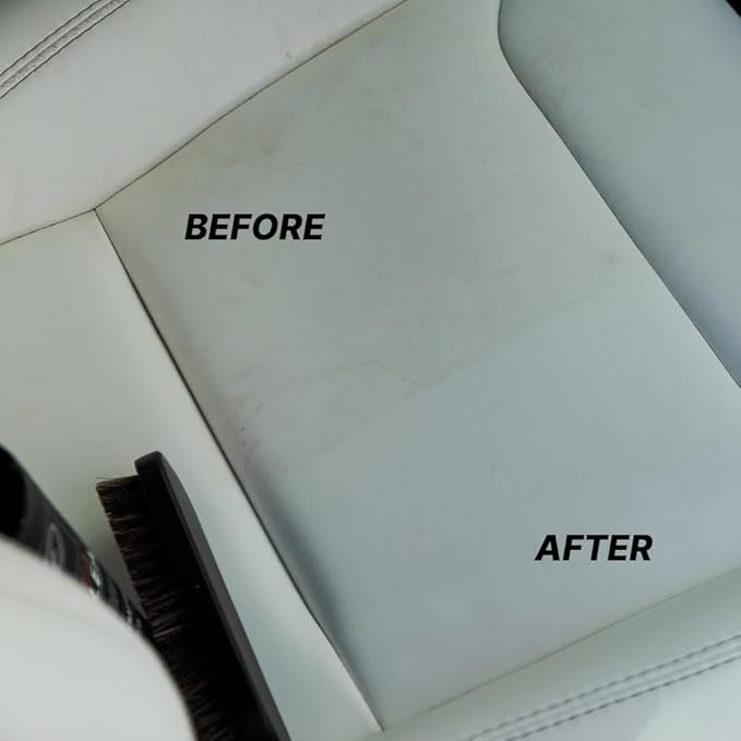 PROPER DETAILING CO. Car Leather Cleaner and Conditioner, Clean and Protect for long lasting leather, 9 Piece Deluxe Leather 