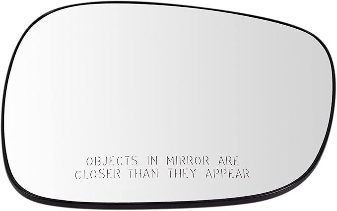 TRQ Passenger Side Mirror Glass Heated Convex Compatible with 2011-2014 BMW X3 2015 X3 To 3-31-14 Production Date 2012 X1 To 