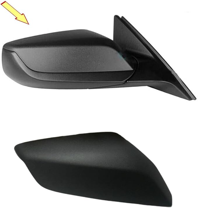 For Chevy Chevrolet Malibu Side Mirror Cover Cap 2016 2017 2018 2019 2020 2021 2022 2023 Matte Black ABS Plastic Textured Passenger Driver Rear View Mirror Covers Caps Replacement 84026842 84026841