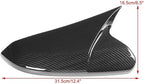 Side Mirror Cover Caps Rearview Cover ABS Ox Horn Door Side Mirror Trim Cover For Honda Civic 10th Gen 2016-2021 (Carbon Fiber)