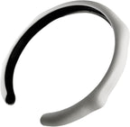 Quick Install Sporty White Perforated Nappa Leather Steering Wheel Cover for Tesla Model Y White Trim