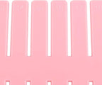ZOENHOU 60 PCS DIY Drawer Divider Organizers, Pink Grid Drawer Dividers, Adjustable Premium Plastic Organizers for Makeup Dra