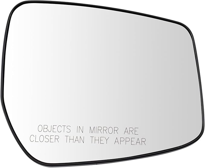 TRQ Right Passenger Side Mirror Glass Convex Compatible with 2015-2019 Nissan Versa 2015-2019 Versa Note