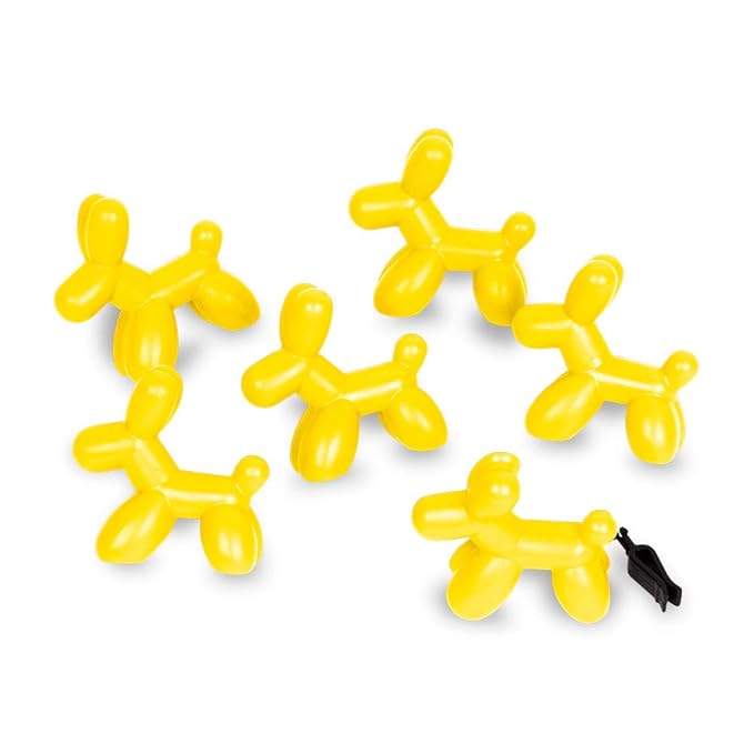 Little Pup 96602-6PK Vanilla Scent, Car Air Freshener, Clips to A/C Air Vent, Alcohol-Free Fragrance Oil, Non-Hazardous and N