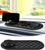 Multifunction Car Anti-Slip Mat, Car Dashboard Mobile Phone Holder, Anti Slip Mat Phone Holder and Temporary Parking Number P