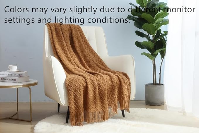 CREVENT Home Farmhouse Decor Rustic Couch Sofa Chair Bed Throw Blanket, Soft Warm Light Weight for Travelling in Spring Summe