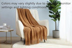 CREVENT Home Farmhouse Decor Rustic Couch Sofa Chair Bed Throw Blanket, Soft Warm Light Weight for Travelling in Spring Summe