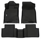 VIWIK Floor Mats for Honda Civic 2016-2021 (Not for Plug-in Hybrid),All Weather Floor Mats Accessories TPE Custom Floor Liners 1st & 2nd Row Black