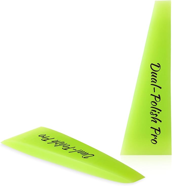 Gomake Small Squeegee 2PCS PPF Squeegee Kit Anti-Scratch TPU Rubber Scraper for Car Paint Film Installation, Window Tint Windshield Glass Cleaning Squeegee Tool