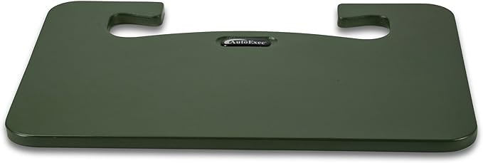 AutoExec Wheelmate Extreme Deluxe Car Steering Wheel Tray Vehicle Desk, Army Green (for Thicker Steering Wheel)