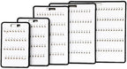 MICRO TEC Masonite Key Holder Wall Mount with 75 Spring-Lock Hooks 24" × 31-3/4" – Wall Mounted Key Organizer Board with Meta