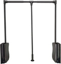 brand Wardrobe lift clothes rack,Pull Down Closet Rod for Hanging Clothes, Retractable Wardrobe Hanger for Cabinet, Aluminium
