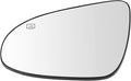 TRQ Driver Side Heated Mirror Glass Compatible with 2014-2019 Toyota Corolla