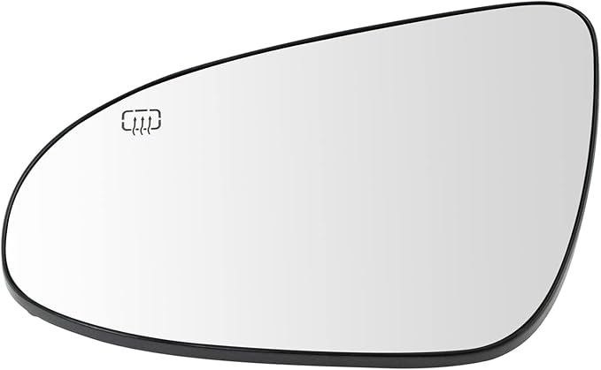TRQ Driver Side Heated Mirror Glass Compatible with 2014-2019 Toyota Corolla