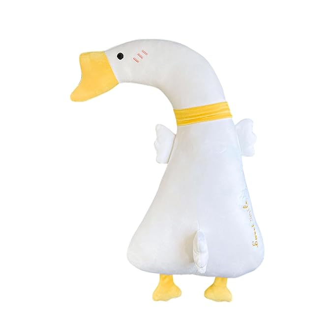 Car Pillow for Kids, Dinosaur Seat Belt Cover, Seatbelt Adjuster for Kids Car Seatbelt Covers, Vehicle Shoulder Pads, Seatbelt Cushion for Kids, Seat Strap Pillows Kids (White Duck)