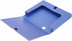 M&G File Organizer Box, Blue A4 Plastic Storage File Boxes File Folder Document Boxes Cabinet Archives Cases Boxes with Lid f