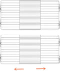 Slideep Adjustable Closet Storage Shelves with Seamless Sticker, Stainless Steel Expandable Wardrobe Shelves Organizer System