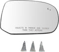 TRQ Passenger Side Mirror Glass Heated Blind Spot Convex Clear Compatible with 2020 2021 2022 Kia Telluride KI1325129