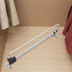 ABOOFAN 3pcs Retractable Wardrobe Clothes Hanger Closet Rod Stainless Steel Sliding Clothes Rack for Pants Scarves Skirts Coa