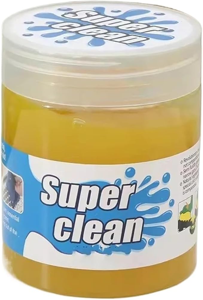 1pcs Car Wash Interior Cleaning Gel Slime - Magic Remover for Vents & Keyboards(Yellow160g)