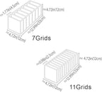 HSLFUAI 3 Pack Drawer Organizer for Underwears, Sock,Tie Foldable Closet Organizer Drawer Soft Fabric Dresser Drawer Divider 