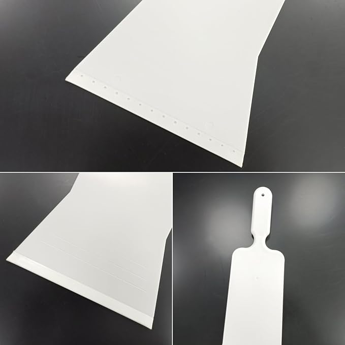 Long Handle Bulldozer Squeegee Window Tint Tools for Front & Rear Back Window Film Auto Flat Glass Tint - White