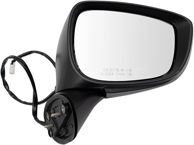 TRQ Driver & Passenger Side Power Mirror Set Paint to Match Manual Folding Compatible with 2015-2016 Mazda CX-5 MA1320214 MA1