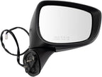 TRQ Driver & Passenger Side Power Mirror Set Paint to Match Manual Folding Compatible with 2015-2016 Mazda CX-5 MA1320214 MA1