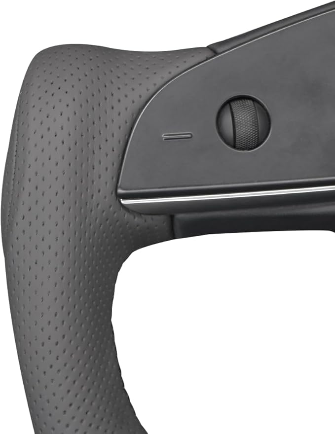 MEWANT Steering Wheel Cover for Tesla Yoke Steering Wheel Cover for Model X 2023 for Tesla Model S Steering Wheel Wrap
