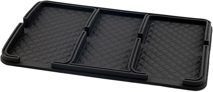 Car Dashboard Mat, Anti-Slip Auto Dash Tray, Strong Gripping Vehicle Smartphone Holder Pad, Multifunctional Center Console St