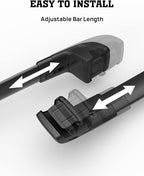 300lbs Lockable Roof Rack Cross Bars Fit for Subaru Crosstrek 2018-2023/ Impreza 2017-2023 with Side Rails, Aluminum Roof Rails Crossbar for Rooftop Cargo Bars Luggage Kayak Bike Racks