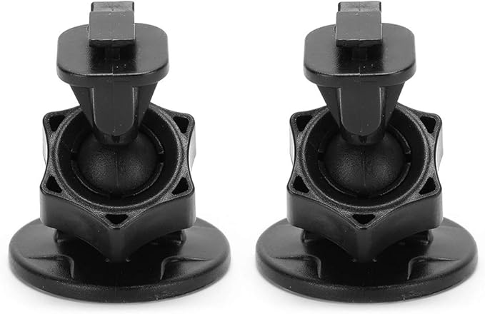 ASHATA Auto Recorder Stand Dash Camera Bracket, Dash Camera Sucker Car Recorder Holder Dashboard Suction Cup Dash Cam Mount, for Navigator Rearview Mirror (2pcs)