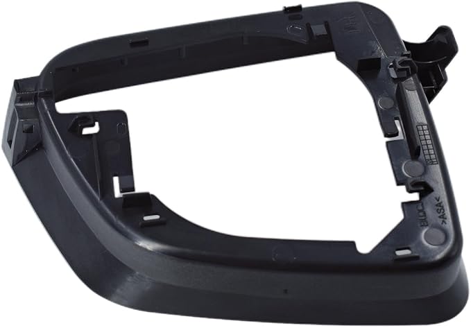 Fits For Tesla Model Y Left driver Side Wing Mirror Cover and Mirror Frame Set Rearview Lower Holder Tray Cap Housing 2021-2024(left side black)